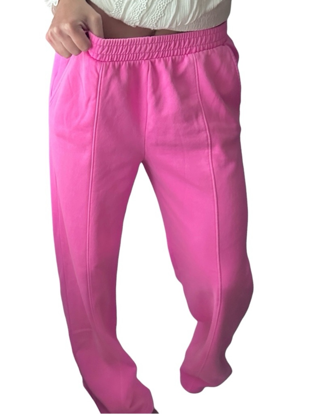 Neon Hot Pink Casual SweatPants
